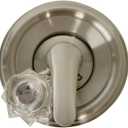 Danco 10004 Trim Kit, for Use with Delta Tub and Shower Faucets, Plastic, Brushed Nickel