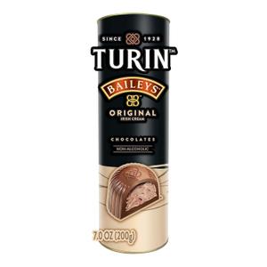 Turin Baileys Milk Chocolate Truffles, Milk Chocolates Filled With Baileys Flavored Non-Alcoholic, 7oz Tube Great for Gifts and Treats, Best By: 11/2025