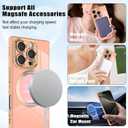 4 x for iPhone 16 Pro Magnetic Case, Luxury Cute Love Heart Plating Edge Case for Women Girls Men Soft TPU Anti-Scratch Bumper Shockproof Protective Slim Cover for iPhone 16 Pro-Pink