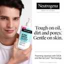 Neutrogena Ultra Gentle Foaming Facial Cleanser, Fragrance Free Hydrating Face Wash for Sensitive Skin, Daily Non Over Drying Makeup Remover, Hypoallergenic, Soap & Dye Free, Non-Comedogenic, 16 Fl Oz