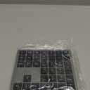 Nulea Wireless Number Pad Bluetooth 5.0 & 2.4G Portable Numeric Keyboard, USB-C Rechargeable, 34-Keys Bluetooth Keyboard for Data Entry, Compatible for Laptop, Mac, iMac, Tablet, PC Desktop