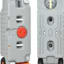 YITAHOME 19.8 Gallon Large Capacity Portable Water Holding Tank with Built-in Handle Odorless Tote for Camper with Large Universal Wheels, Filling Port, Rotating Spout for Easy Carry & Fast Empty