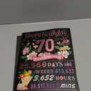 70th Birthday Card for Women,Jumbo Pop Up 70th Birthday Cards for Her Friend,Back In 1956 Happy 70 Year Old Birthday Decorations for Wife Daughter Mom Funny Birthday Gifts,Rose Gold