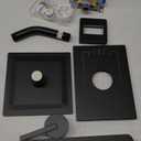 Shower Fixtures, Black Shower Faucet Set with 6 Inch Matte Black Shower Head and Tub Spout, Black Shower Head and Handle Set (Valve Included)