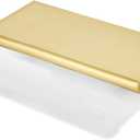 khtumeware 10 Pack 3 inch(76mm) Hole Center Brushed Gold Finger Edge Pulls Drawer pulls Matte Gold Finger Edge Pull Solid Zinc Drawer Pull Hidden Edge Treatment Hardware Finger pulls