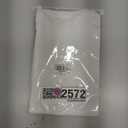 TAOSON Decorative 100% Cotton Canvas Square Solid Toss Pillowcase Cushion Cover Pillow Case with Hidden Zipper Closure Only Cover No Insert - White 12"x20"(30x50cm)