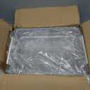 Citylife 2 PCS 6 Qt Plastic Storage Bins with Lids and Latches, Portable Stackable Storage Bins, Clear Plastic File Box for Organizing A4 Paper, Letters, Documents, Art Supplies, and Crafts (2 Packs-Large)