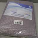 N&Y HOME Waffle Weave Shower Curtain with Snap-in Fabric Liner & 12 Metal Hooks Set - Hotel Style, Waterproof & Washable, Heavyweight Fabric & Mesh Top Window - 71x72, Lavender