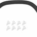 NLQR Front Drive Side Wheel Arch Fender Molding, Fit for Volkswagen Atlas 2018-2021, Replace 3CN853717B9B9 VW1290107 17010798, Front Left Fender Molding Trim