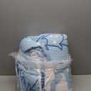 Bedorm Christmas Tree Bedding Comforter Blue Winter Comforter Set Blue White Snowflake Xmas Tree Holiday Decor Cute Christmas Quilt Comforter Set King Size