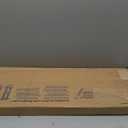 Ekena Millwork Lifetime Vinyl LL1S12X03900BL Standard Cathedral Top Center Mullion, Open Louver Vinyl Shutters, w/Installation Shutter-Lok's & Matching Screws (Per Pair), 12"W x 39"H, Black