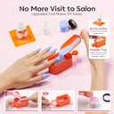 Modelones Dip Powder Nail Kit, 20 Colors Summer Pink Purple Blue Macaron Pastel Dipping Powder Liquid Set Base&Top Activator for French Nail Art Salon DIY Manicure Starter Kit