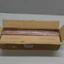 Wood Curtain Rod for Windows 77 to 144,1 inch Heavy Duty Decorative Curtain Rods with Imitation Wooden Grain Finials, Adjustable Boho Drapery Rod for Bedroom, Kitchen