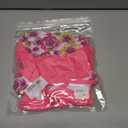 Mikrdoo Baby Girl Swimsuit Ruffled Bikini Tankini Swimsuit Infant Swimwear One Piece Bathing Suits Summer Clothes with Hat (Pink, M)