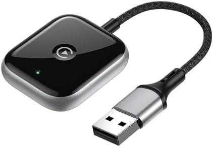 Wireless CarPlay Adapter for Apple CarPlay, Easy to Upgrade Wired CarPlay to Wireless, Instant Connectivity, Super Mini Car Play Dongle for iPhone Fit for Cars with Built-in CarPlay