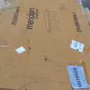 Meridian Furniture 291Brown-C Beekman Collection Art Deco Coffee Table with Solid Oak Wood, Brown Walnut Finish, 58" W x 30" D x 14" H, Brown