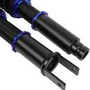 Coilover Struts Spring Shocks Adjustable Height Coilovers Suspension Struts Coil Spring Shocks and Struts Full Set Kits ECCPP Fit for 2008 2009 2010 2011 2012 for Honda for Accord - Blue