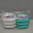 NADOBA 6 Pcs Lock Top Snack Containers with Lids – 4.6 Oz Stackable Mini Snack Box – Microwave and Dishwasher Safe, 2 Side Clips for Sauces, Pastes, Spreads, Snacks | Kitchen, Travel, Office, Crafts