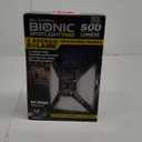 Bell+Howell Bionic Trio Solar Lights Outdoor with Motion Sensor, Super Bright Landscape Spotlight for Outdoor, Patio, Yard, and Garden  500 Lumens, Black, As Seen On TV (Cool White)