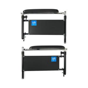 Swing-Back Removable Full-Length Armrest Assembly, Height Adjustable, for K1/K2 Wheelchair, 1 Pair, WCAA0062