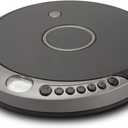 GPX PCB319B Portable Cd Player with Bluetooth, Includes Stereo Earbuds, Black (standart)