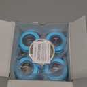 Matyz 4-PACK Wide Mouth Breast Milk Storage Containers With Lids (Blue, 8oz Each) - Freezer Safe Breastmilk Storage Bottles - Breast Pump Accessories For Medela Spectra Avent Breast Pumps