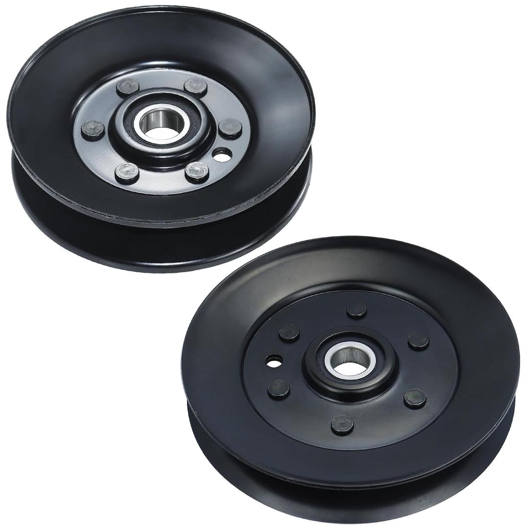 GELASKA 1-633166 Idler Pulley with 1-603805 Idler Pulley Replaces 1 633166, 99-4638 for Toro Z252l, Z253, Z255, Z257, Z286e, Z287l, Z500, Z528, Z557, Z560, Z587l, Z588e Z Master Side Discharge Mowers
