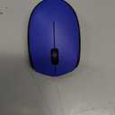 Logitech M170 Wireless Mouse for PC, Mac, Laptop, 2.4 GHz with USB Mini Receiver, Optical Tracking, 12-Months Battery Life, Ambidextrous - Blue