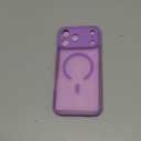 Symcele Designed for iPhone 17 Pro Max Case, Compatible with MagSafe, [Camera Protection] [15FT Military Drop Protection] Shockproof Translucent Matte Anti-Slip Phone Case, 6.9", Light Purple