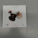 Jiunai Wireless Earbuds for iPhone 17 16 True Bluetooth 5.3 Headphones Bone Conduction Headphones Flash Light Bud Sweatproof Clip On Earphones for Samsung S25 Pixel Run Travel Gym Black Orange