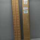 LazBlinds No Drill Cordless Bamboo Roman Shades, 38" W × 72" H, Brown | Tool-Free Light Filtering Window Treatment, Roll Up Bamboo Blinds for Windows