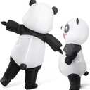 Spooktacular Creations Halloween Inflatable Costume, Full Body Panda Air Blow Up Outfit, Inflatable Suit for Themed Parties (Kid)