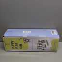 Dewonch Puppy Play Gym with 8 Hanging Toys, Small Dogs Indoor Jungle Gym, PVC Frame with Bungee Straps Enrichment Activity Center