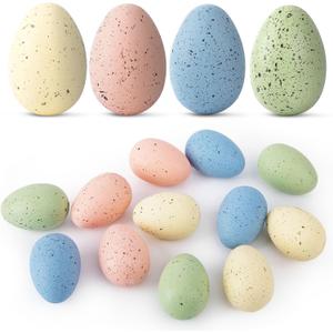 Easter Speckled Eggs (16 Pcs Pastel Color)