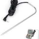Meat Thermometer Probe Replacement Compatible with Taylor,Meat Thermometer Probe Replacement accurately Measures from -50°C to 300°C