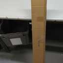 Cordless Vinyl Mini L Blinds 20" W x 36" H, 1" Slat White Horizontal Windows L Blind for Door, Shades, Camper, Light Filtering, Interiors, Arrive 1/2 Inch Narrower Indoor