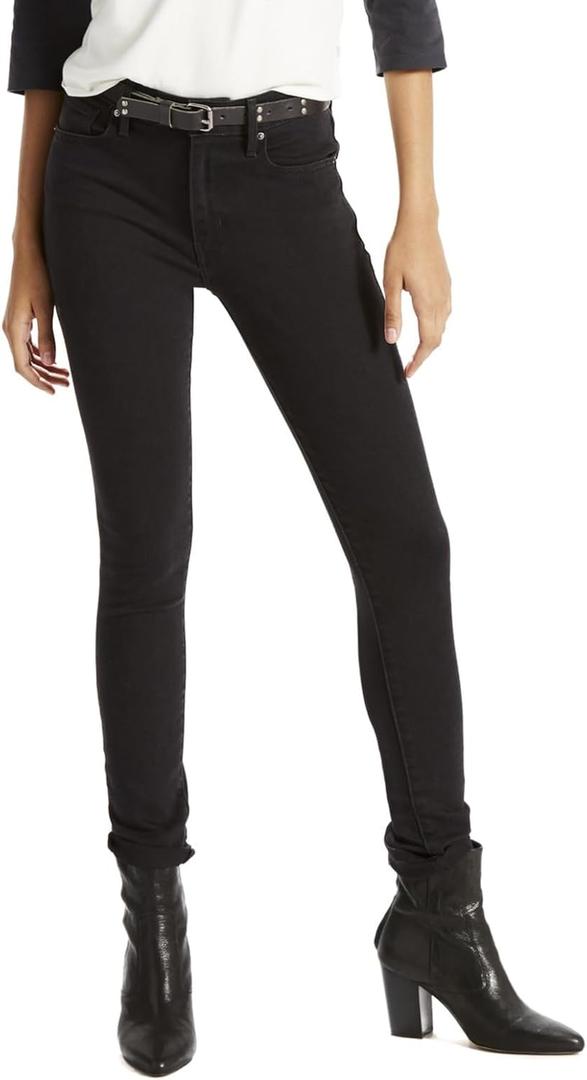 Levi's Women's 721 High Rise Skinny Jeans (26, (New) Soft Black)