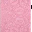 iPad Mini Case, iPad Mini 7.9 inch Cover, PU Leather Lightweight Slim with Multiple Viewing Angles Card Holders for iPad Mini (1-5) - Pink