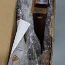 IBosins 16in Shower Foot Rest Corner Shower Stool for Shaving Legs with Storage Shelf Small Bench for Inside Shower to Sit on Bath Seat - Acacia Wood