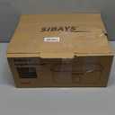 SIBAYS 4Gal/15L Large Dog Water Fountain, Stainless Steel Pet Fountain with Water Window & LED Light, Ultra Quiet Automatic Dog Water Bowl Dispenser for Large Dogs & Multi-pet, Easy to Clean FS76