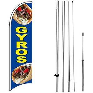 Gyros - Windless Feather Swooper Flag Banner Sign Kit bb-h