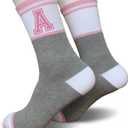 FujLoy Letter Socks For Men Women Teens.Gift For Family & Friends Birthday, Graduation & Back To School.(02)