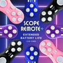 Scope Remote- Remote for Anki. Customizable with Anki Add-on, Compatible with Windows, Mac, iOS, iPad, and Android. Quizlet Compatible, Anki Controller. Pearl Pink, Plus (16-18 Hours Battery)