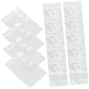 BUGUUYO 100pcs Plastic Resealable Bags Self Sealing Pouches for Small Business Packing Bags for Shipping Supplies