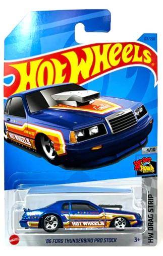 '86 FORD THUNDERBIRD PRO STOCK 4/10, DRAG STRIP BY HOT WHEELS 2023,  Hot Wheels Wheelie Chair, Xtreme Sports 3/5 [Black] 64/250,  Hot Wheels Pontiac Aztek Custom 111/250 Modified 9/10 New for 2024, Pack of 3