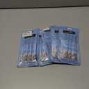 5 x Fussie Cat Ocean Fish and Salmon Puree, lickable cat Treats, 0.5oz Pouch Pack of 4, BBD: 03/08/26