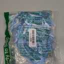 Sexy Womens Underwire Strappy Embroidered Mesh Sheer Lingerie V Neck Set See Bra 2 Piece (Small, Blue)