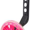 a Pair of Children's Bicycle Riding Flash Silent Training Wheels, Suitable for 12-20 inch Single Speed Bicycles (Pink)