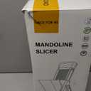 ONCE FOR ALL Upgrade Safe Mandoline Slicer Plus, Adjustable Vegetable Food Chopper Potato Fries French Fry Cutter, Detachable Blade, Kitchen Chopping Artifact, New Kitchen Gift (Pink)