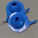 Gerber Toilet Flapper Replacement, 2 Pack 3 inch for Gerber 99-788 with 2 Toilet Handle Chains Lecyco Rubber Water Saving, Easy to Install 2